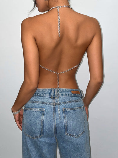 Top Brillante de Malla con Strass y Lentejuelas - Image 9