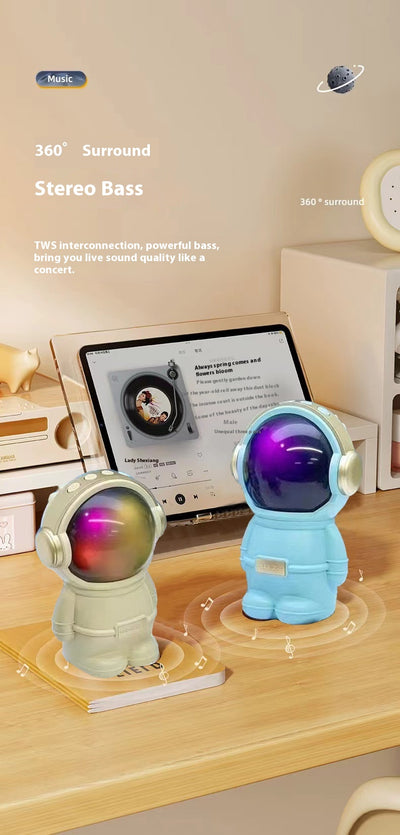 Parlante Portátil Astronauta Mini Estéreo para Hogar y Escritorio - Image 13