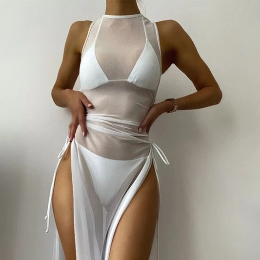 Traje de Baño Entallado con Abertura Lateral - Image 2