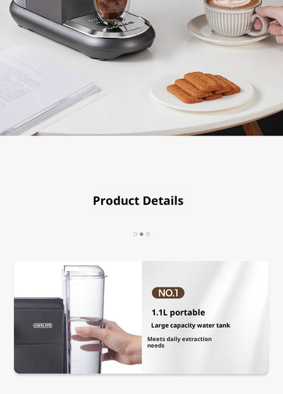 Cafetera Espresso Automática y Semiautomática con Vaporizador de Leche - Image 13