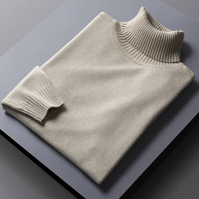 Suéter de Cuello Alto Hombre con Solapas - Diseño Moderno y Cálido - Image 13