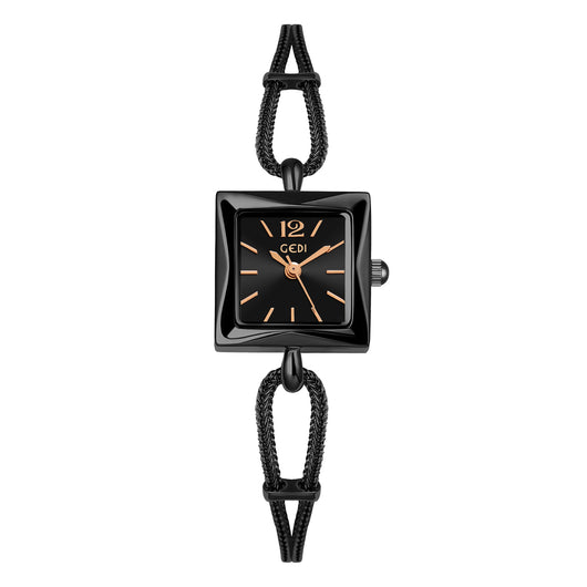 Reloj Pulsera Cuadrado Estilo Vintage en Aleación Premium - Image 5