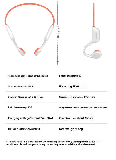 Auriculares Acuáticos con Reproductor MP3 Integrado 32GB y Batería de Larga Duración - Image 8