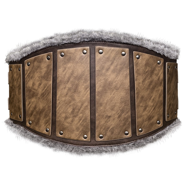Cinturón Medieval de Cuero Desgastado Estilo Vikingo Nórdico Retro - Image 5