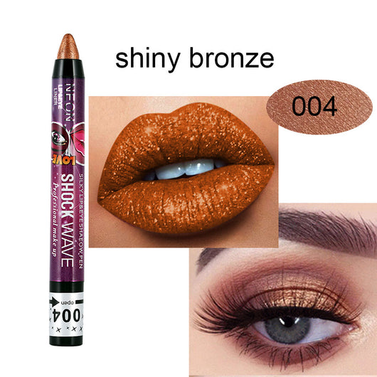 Lápiz de Sombra Ojos Larga Duración - Maquillaje Shimmer Resistente - Image 5