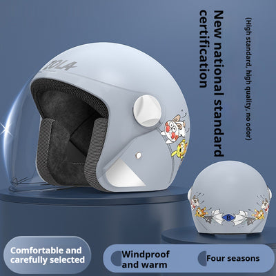 Casco de Bicicleta Eléctrica con Bufanda Térmica para Hombre y Mujer - Image 4