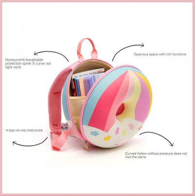 Mochila Escolar Infantil Donut - Diseño Divertido para Educación Inicial - Image 10
