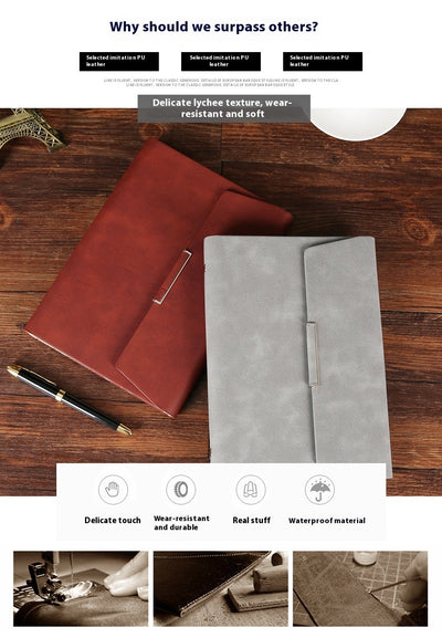 Libreta Portátil de Hojas Sueltas Estilo Retro con Papel Kraft - Image 23