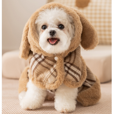 Conjunto de Abrigo y Falda para Perros Pequeños - Ropa Térmica de Invierno para Bichón Frisé y Gatos - Image 36