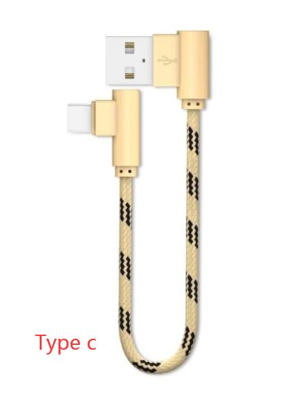Cable de Carga Micro USB Acodado 90° Trenzado Reforzado 20cm - Image 8
