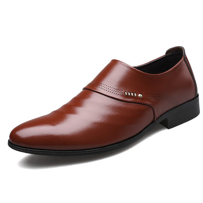 Zapatos de Cuero Casual con Punta Afilada para Hombre - Image 5