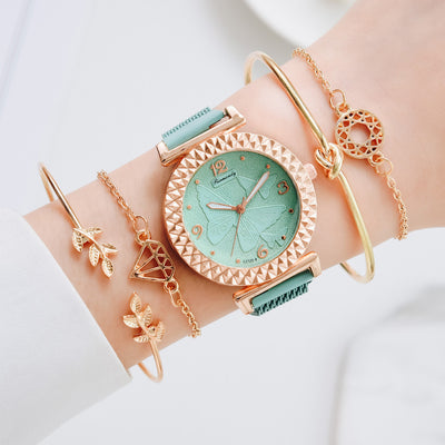 Conjunto de Reloj y Pulsera Mariposa 3D - Image 15