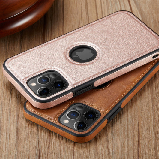 Funda para Celular con Patrón de Cuero y Costuras Decorativas - Image 9
