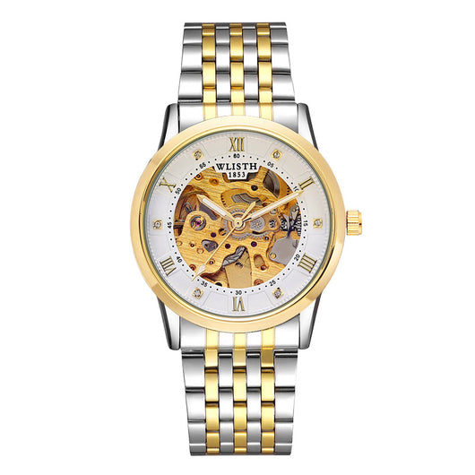 Reloj Automático de Negocios para Hombre Acero Inoxidable Resistente al Agua - Image 7