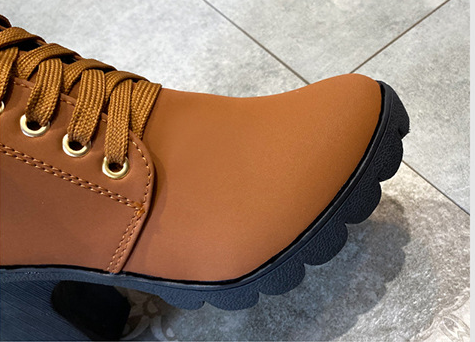 Botas Martin de Tacón Grueso con Hebilla Metálica para Mujer - Image 13