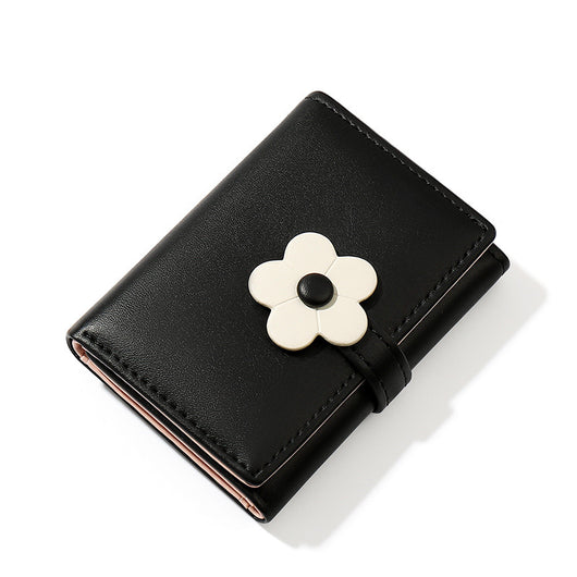 Monedero Floral Compacto - Billetera Pequeña con Diseño Flores - Image 5
