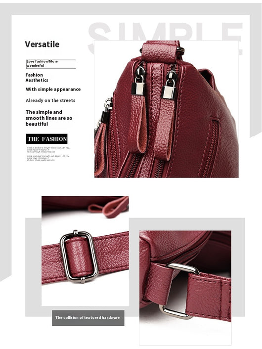 Bolso Crossbody de Cuero Genuino para Mujer - Gran Capacidad - Image 10