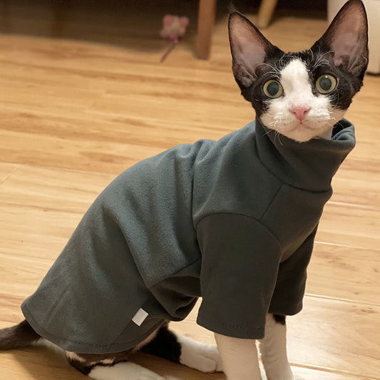 Sudadera Térmica Autocalefactable para Gatos sin Pelo - Otoño e Invierno