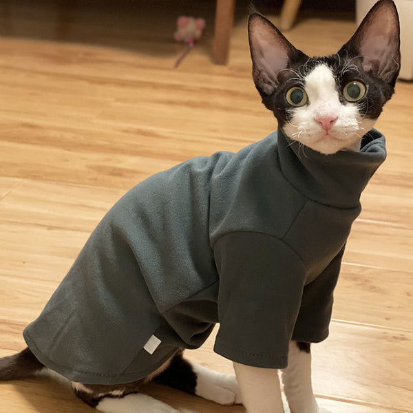 Sudadera Térmica Autocalefactable para Gatos sin Pelo - Otoño e Invierno