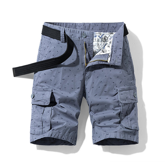 Pantalones Cortos Holgados para Hombre - Estilo Overol de 5 Puntos - Image 2