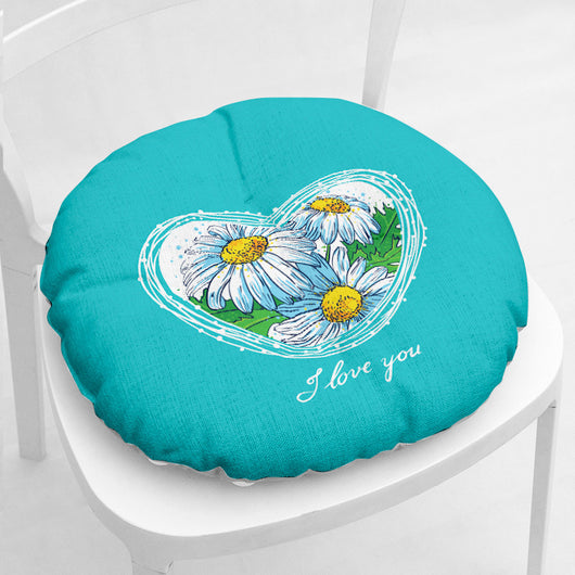 Cojín Grueso de Algodón y Lino para Silla Daisy - Image 48