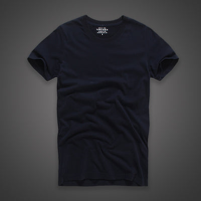 Camiseta de Algodón Puro Cuello Redondo Manga Corta - Image 3
