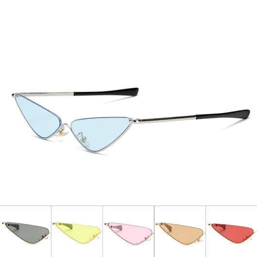 Gafas de Sol Triangulares Minimalistas Montura Pequeña - Image 13
