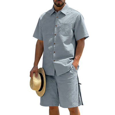 Conjunto de Dos Piezas: Camisa Manga Corta y Shorts con Cordón - Image 29