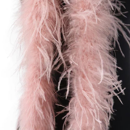 Bolso de Plumas de Avestruz Artesanal con Cuentas - Colección Otoño Invierno - Image 14