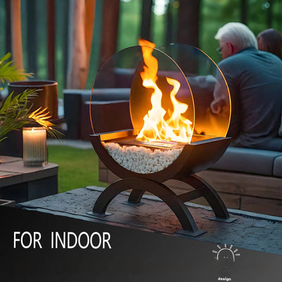 Lámpara Chimenea de Alcohol para Escritorio - Calefacción Decorativa para el Hogar - Image 3