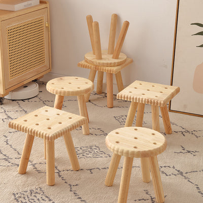 Banco de Madera Maciza Minimalista para Sala de Estar