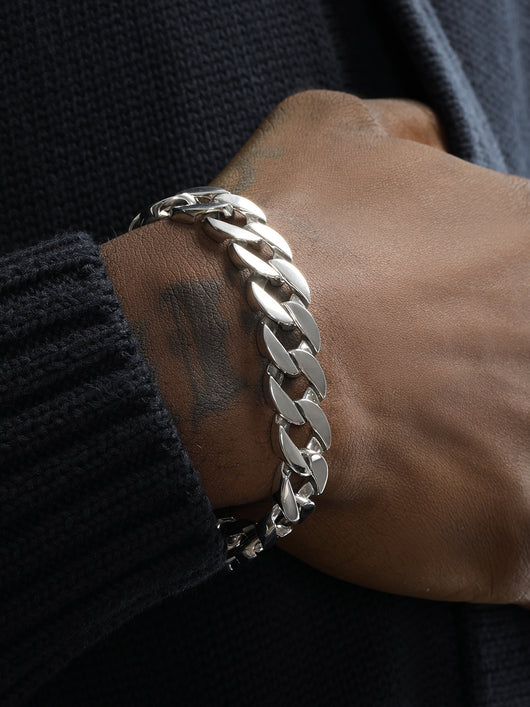 Pulsera Cubana de Plata Esterlina 925 de 13mm - Image 7
