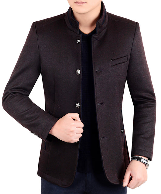 Chaqueta de Lana Premium para Hombre - Estilo Ejecutivo Otoño Invierno - Image 9