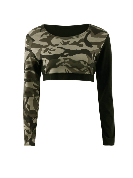 Traje de Yoga Deportivo con Estampado Camuflaje y Efecto Levantador - Image 6