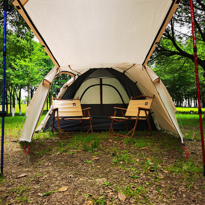 Carpa Familiar Impermeable con Postes de Aluminio para Lluvia Intensa - Image 12