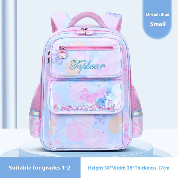 Mochila Escolar Infantil con Protección Dorsal y Gran Capacidad