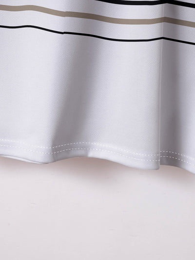Camiseta Manga Corta a Rayas para Hombre - Estilo Business Casual - Image 11