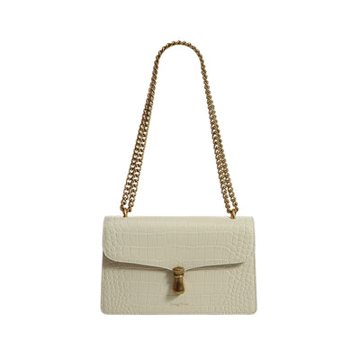 Bolso de Cuero One-Shoulder con Cadena para Mujer - Image 11
