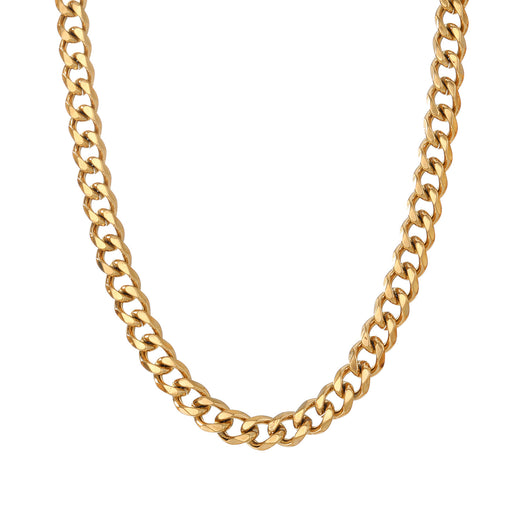 Collar de Acero Titanio Estilo Hip-hop Urbano para Hombre - Image 4