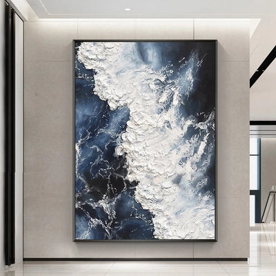 Cuadro Abstracto Dorado en 3D - Pintura al Óleo Hecha a Mano - Image 6