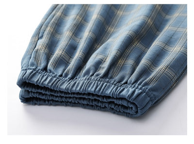 Pijama Masculino de Algodón Transpirable Absorbente de Humedad - Image 25
