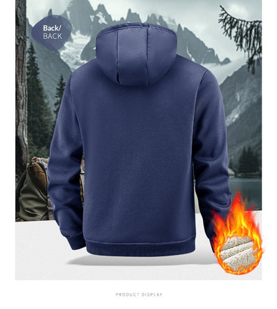 Abrigo de Invierno para Hombre con Lana de Cordero Engrosada - Image 23