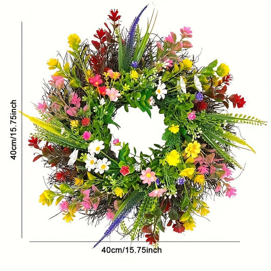 Corona de Flores Silvestres Decorativa - Image 8