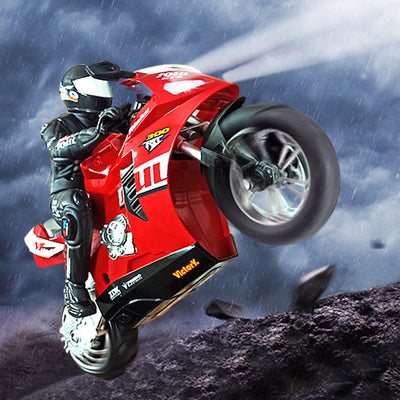 Moto Eléctrica Acrobática Teledirigida con Equilibrio, Drift y Efectos de Luz y Sonido - Image 12