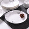 Plato Hondo de Porcelana Bone China Estilo Europeo Creativo