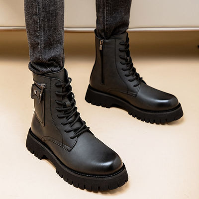 Botas Martin de Cuero para Hombre - Botines Altos Clásicos - Image 15