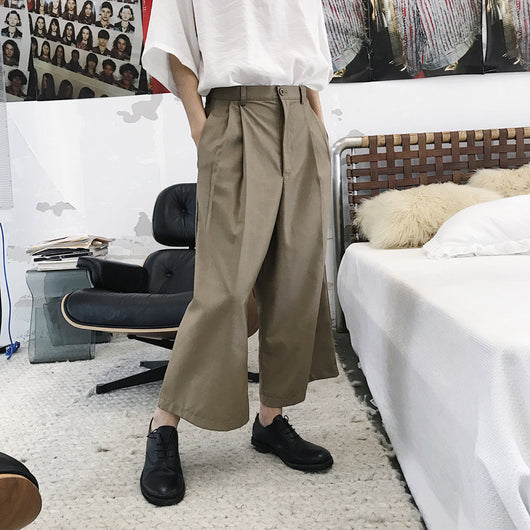 Pantalones Casuales Holgados de Corte Recto para Hombre - Image 2