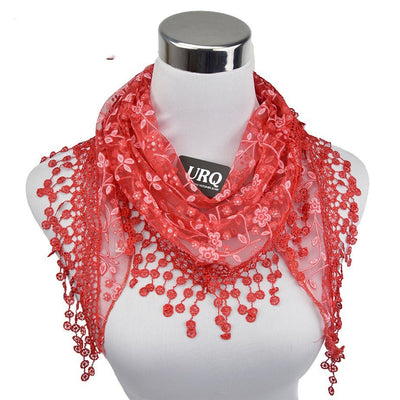 Pañuelo Étnico Floral de Gasa - Kerchief Bohemio Versátil - Image 14