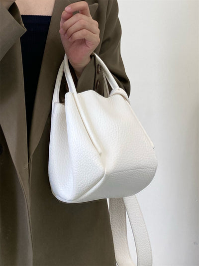 Bolso Bucket de Cuero Suave con Textura Lichee Premium - Image 18