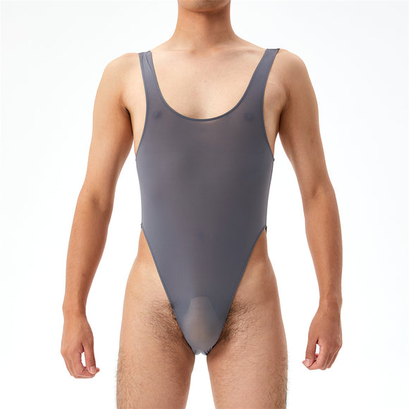 Enterizo Transparente Elástico Talla Grande para Hombre con Bolsa U